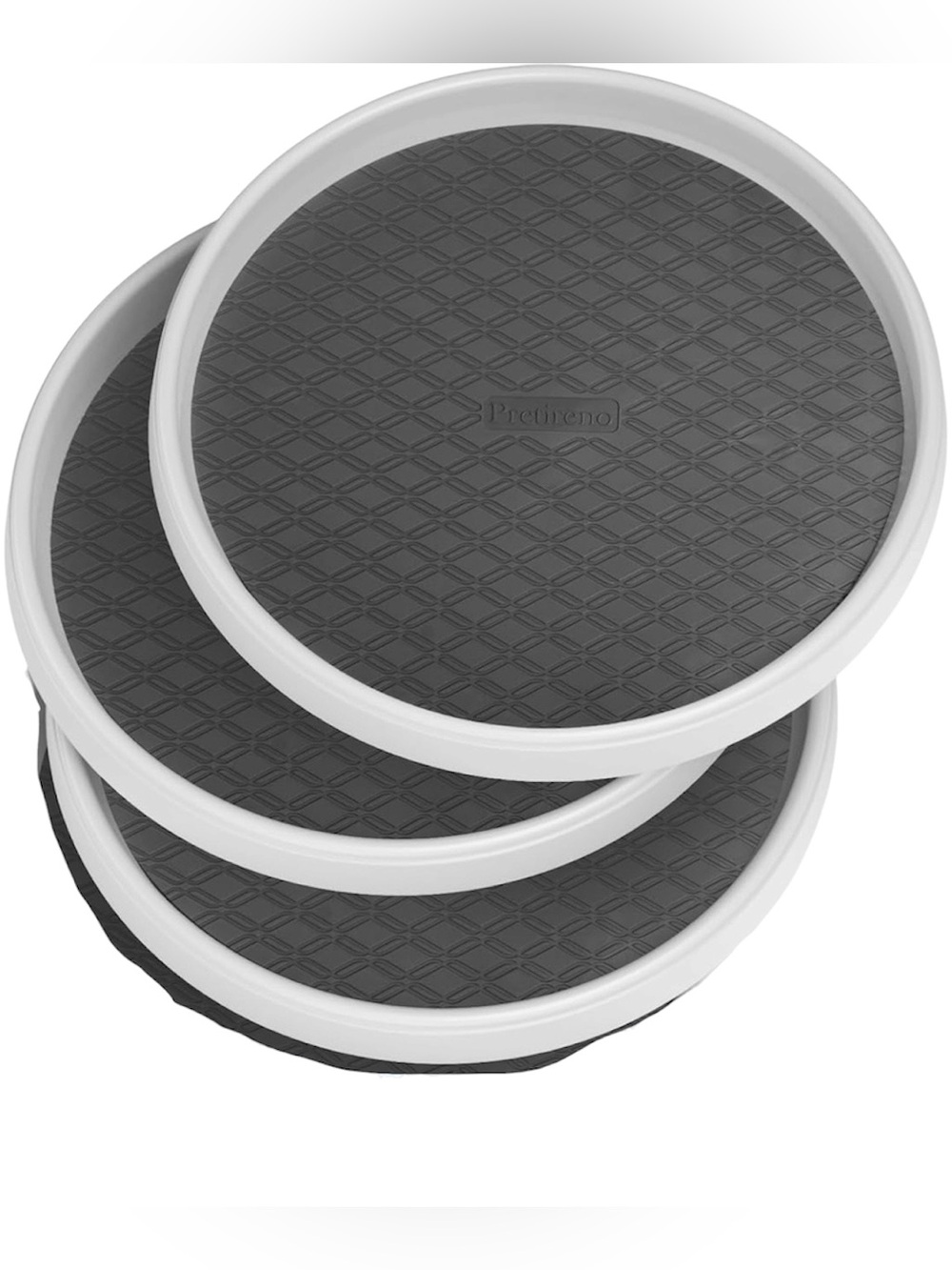 NEW Lazy Susan Turntables Pretireno Heavy Duty Kitchen Pantry Bathroom Set of 3
